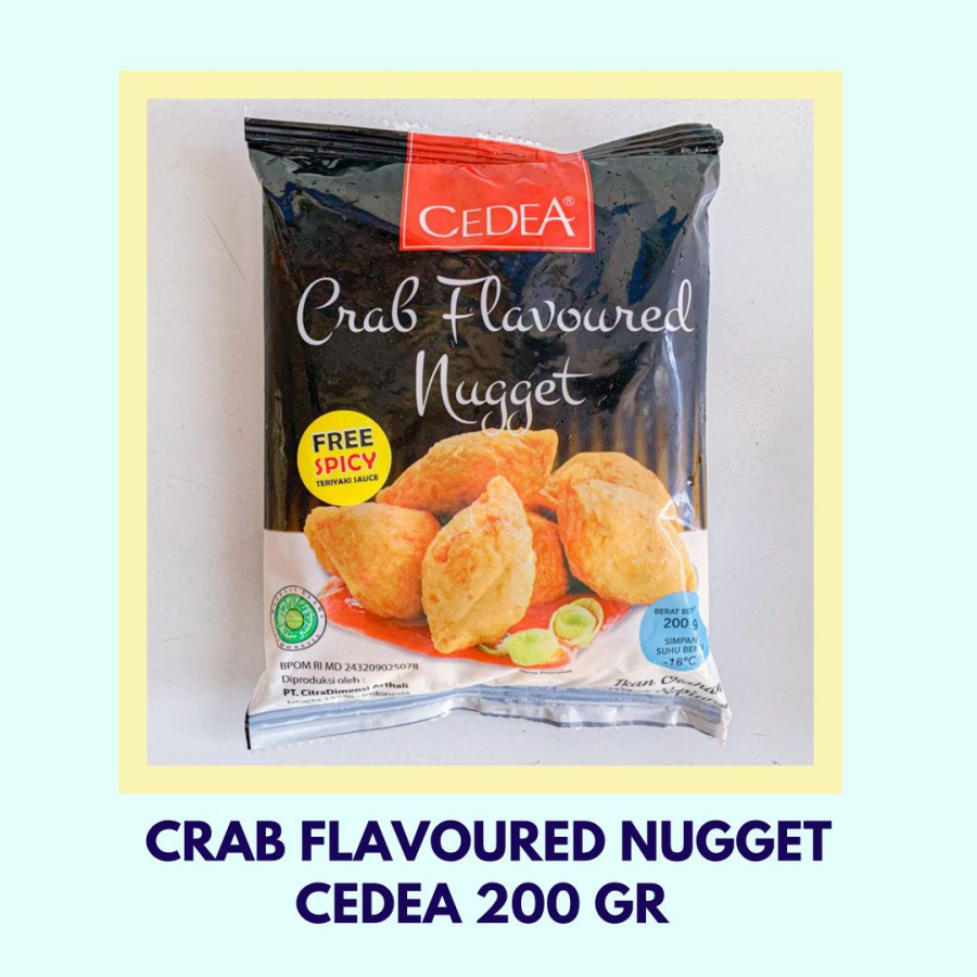 

Crab Flavoured Nugget 200 gr Produk Cedea