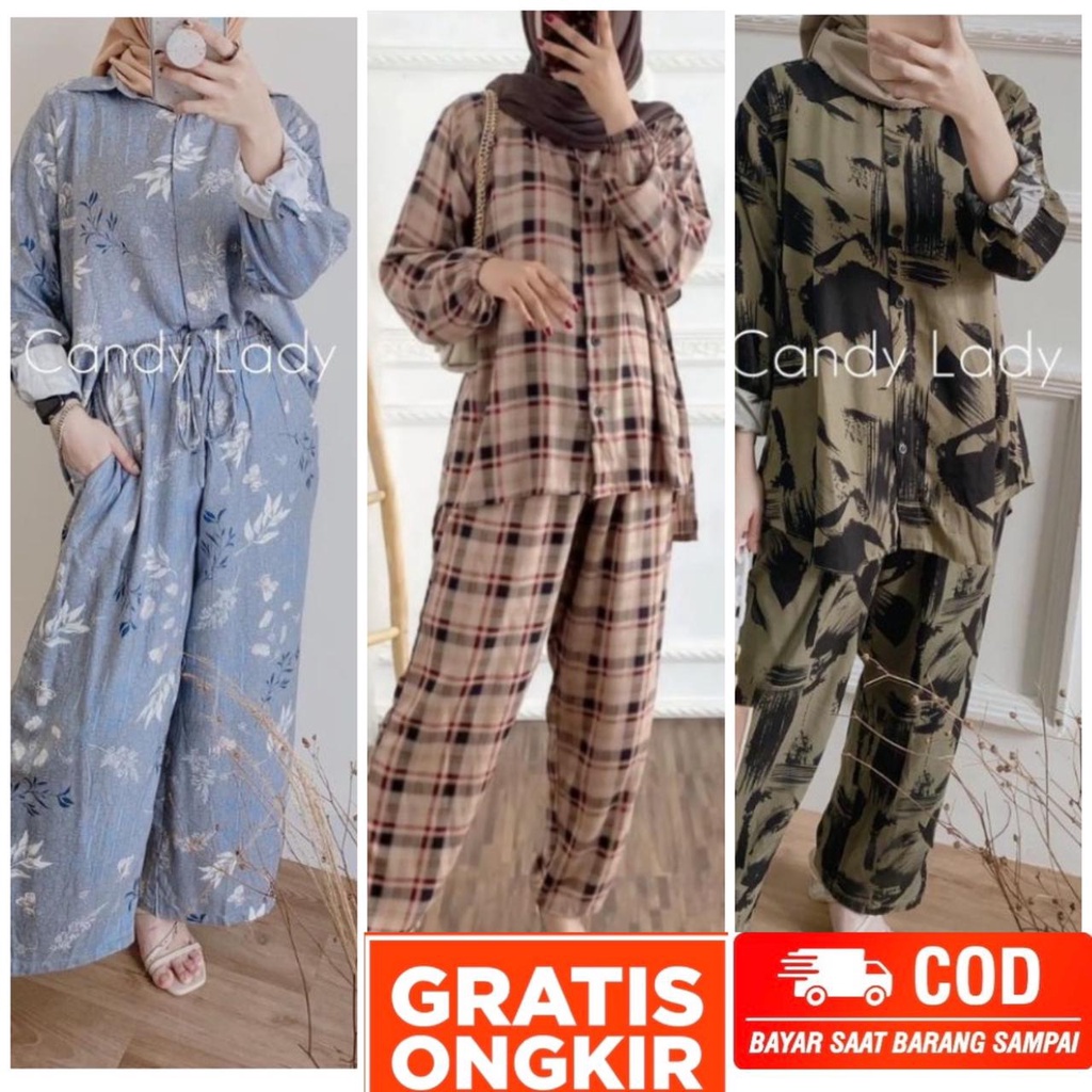 One set wanita / One set Jumbo / One set wanita jumbo / setcel rayon / One set rayon ld120 / setelan rayon Jumbo / Setelan Wanita / One set Jumbo / setelan wanita kekinian