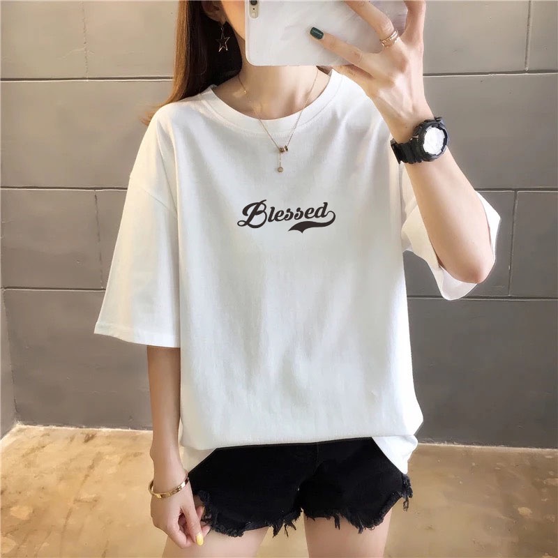 YOURSTYLE1119 - KAOS BLESSED KEKINIAN TERLARIS KEREN UNISEX OVERSIZE