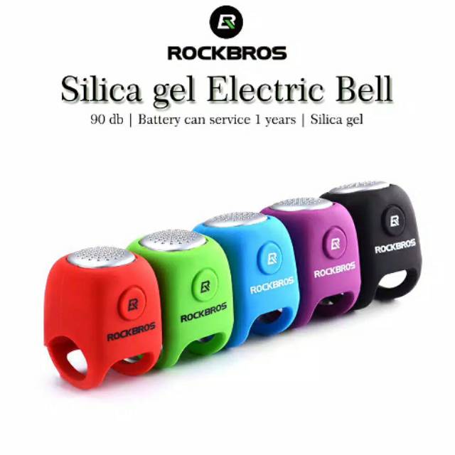 Rockbros electric bell bicycle bel sepede elektrik klakson sepeda rainproof horn