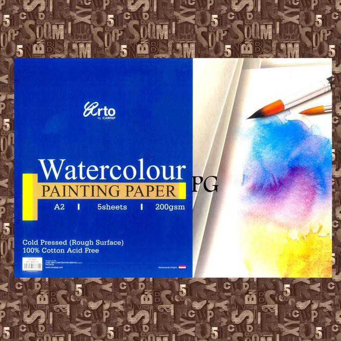 

Terbaru Arto Watercolour Painting Paper A2 200 Gsm Kertas Cat Air 100% Cotton