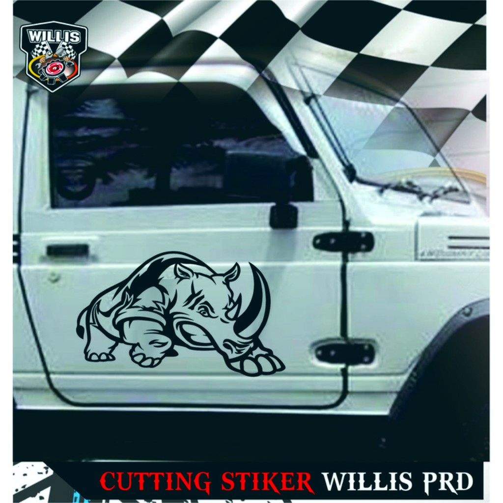 STIKER MOBIL BADAK JEEP KATANA FEROZA ESCUDO Shopee Indonesia STIKER MOBIL BADAK JEEP KATANA FEROZA ESCUDO Shopee Indonesia