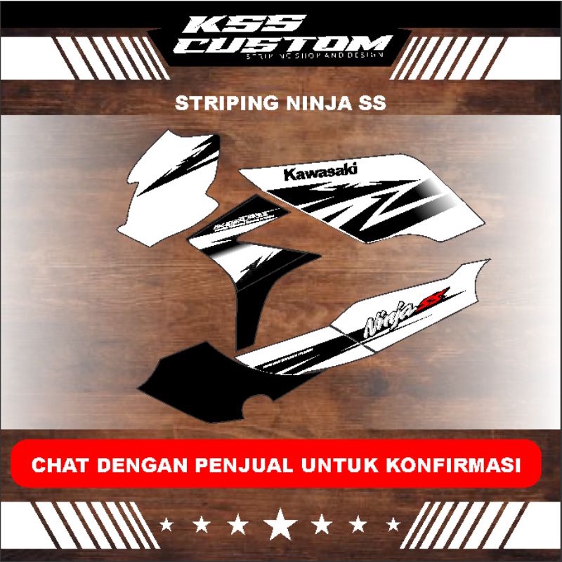 striping ninja ss 150 - striping ninja ss variasi - striping ninja ss custom - striping ninja ss ter