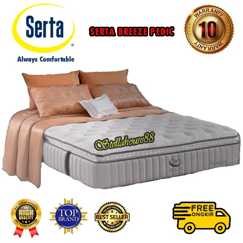 Mattress Only / kasur spring bed / kasur lantai / spring bed / matras spring bed / Serta I-Breeze Uk. 160 x 200