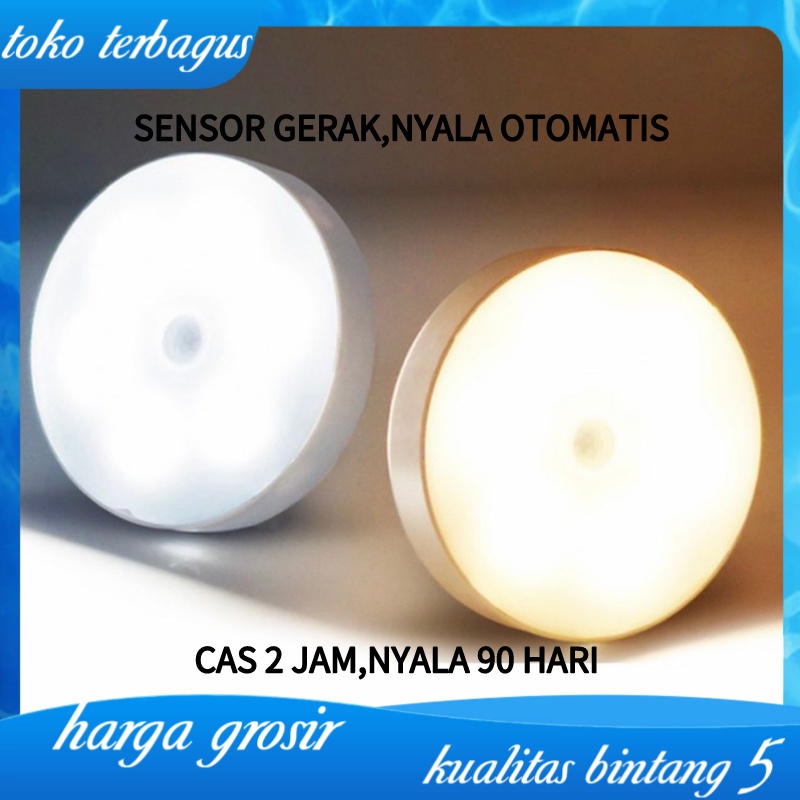 Lampu LED Sensor Gerak Otomatis LAMPU TIDUR SENSOR GERAK LED LAMPU LEMARI LAMPU TANGGA EMERGENCY