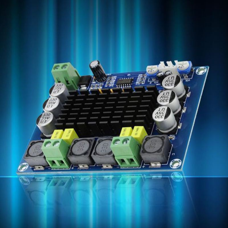 KIT AMPLI CLASS D 2X120 WAT STEREO