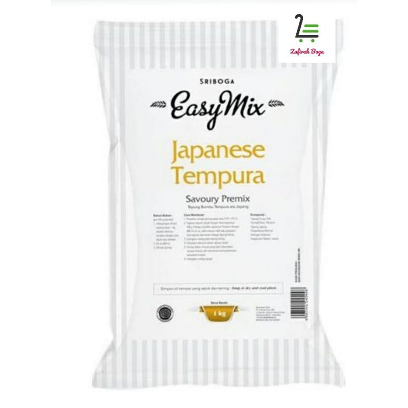 

Tepung Premix Sriboga Easy Mix Japanese Tempura 1 Kg