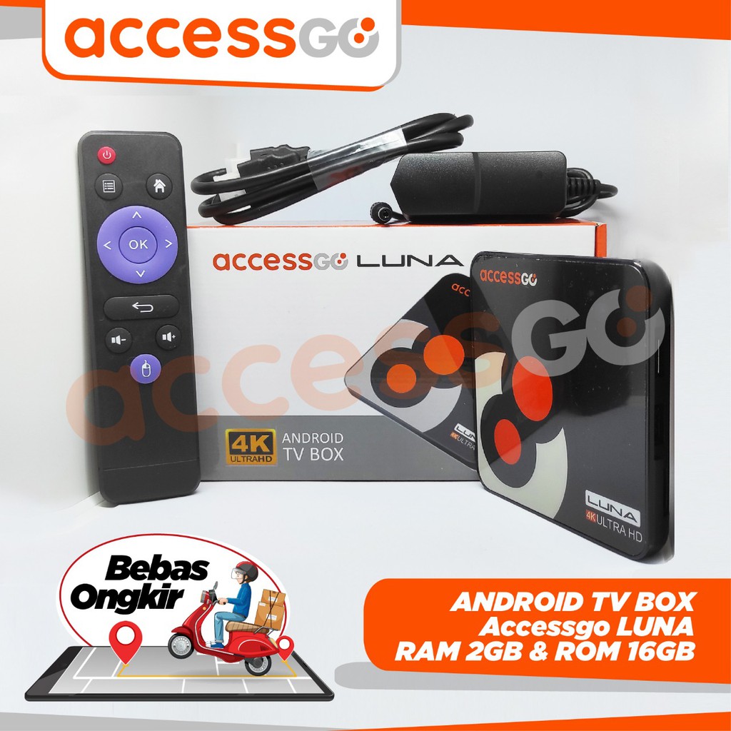 AccessGo Luna Android TV RAM 2GB ROM 16GB