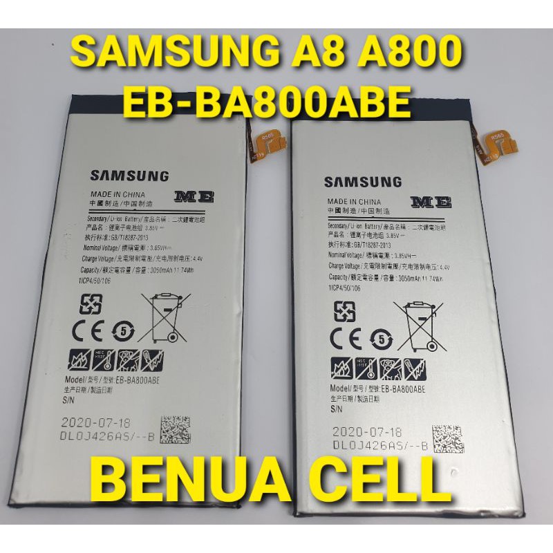 BATRE BATERAI BATEREI SAMSUNG GALAXY A8 A800 A8 2015 - EB-BA800ABE