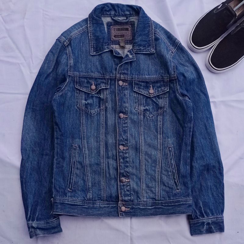 trucker jeans forever 21 mens