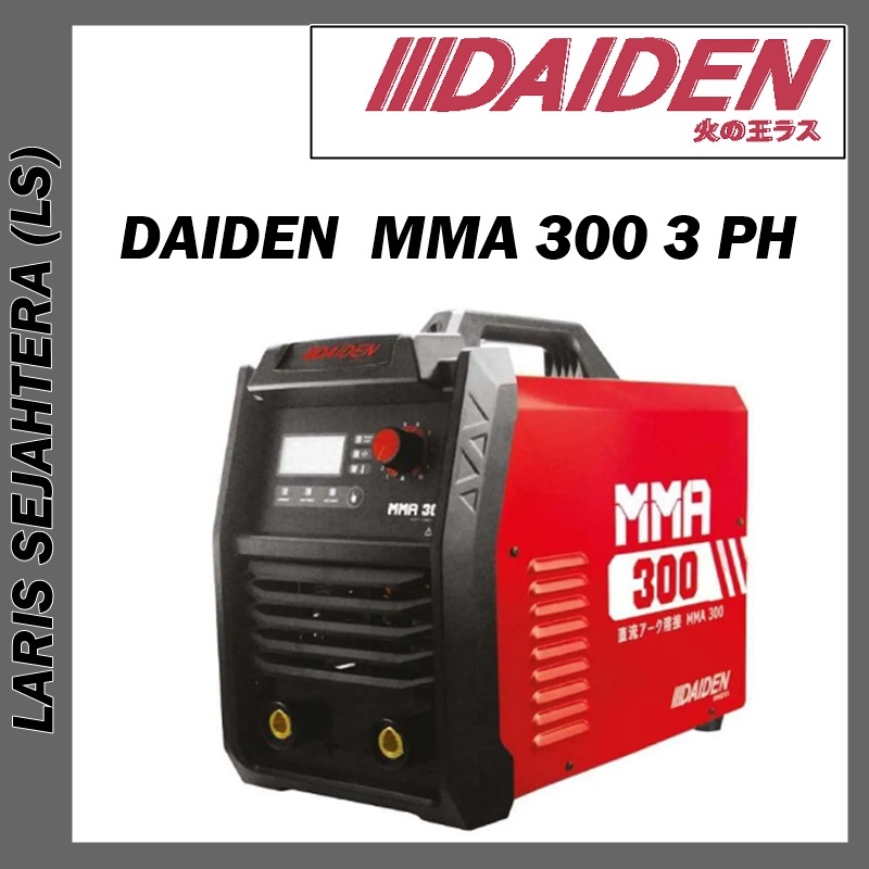 DAIDEN INVERTER WELDING IGBT MMA 300 3PHASE BERKUALITAS