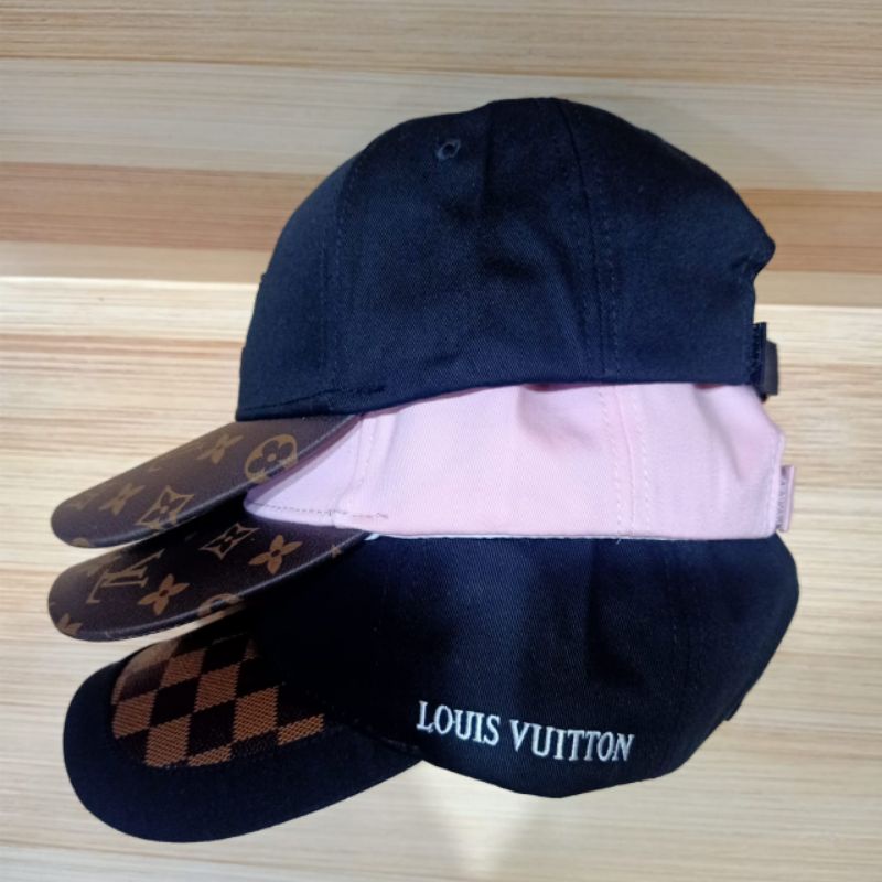 Topi LV Monogram &amp; Damier Topi Baseball Premium impor