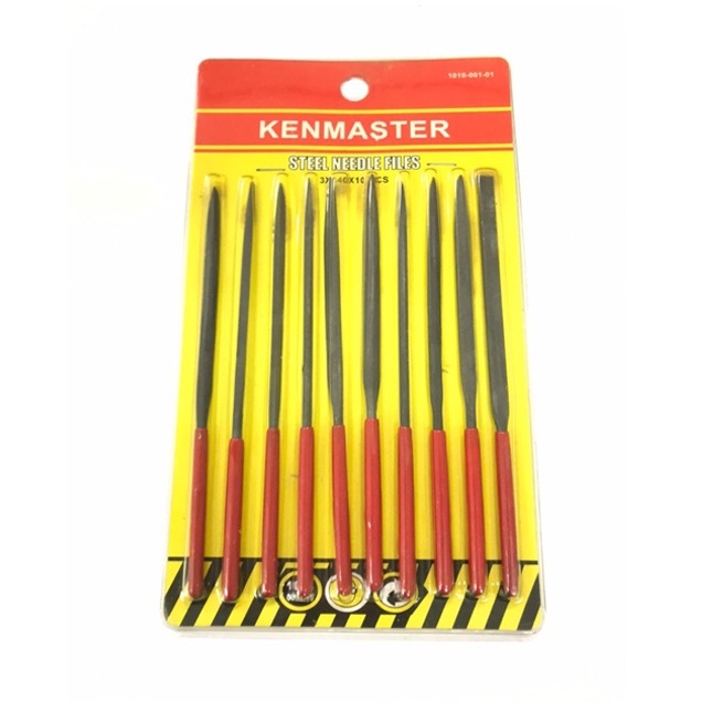 Kikir Mas 10 pcs Kenmaster Alat Kikir Mas Steel Needle Files