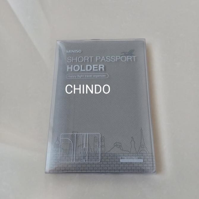 MINISO SHORT PASSPORT HOLDER TAS COVER PASSPORT PASPOR ORGANIZER CASE