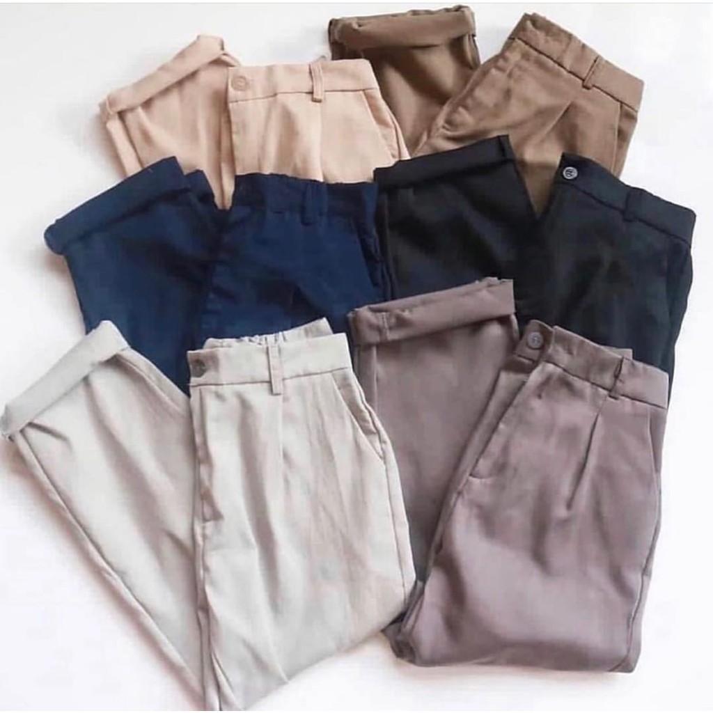 CELANA BAGGY PANTS AMERICAN DRILL IMPORT / CELANA KANTOR / CELANA KULIAH