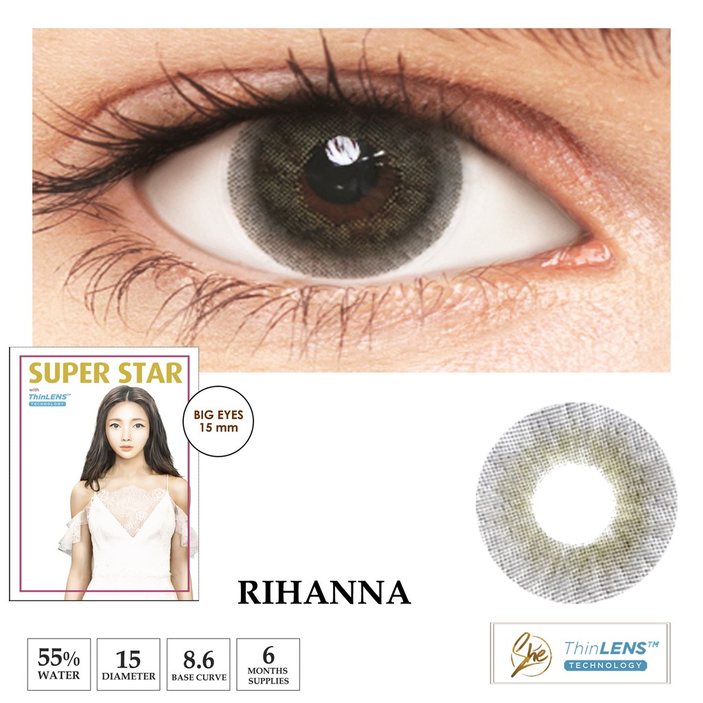 Superstar Rihanna lensa warna softlens premium