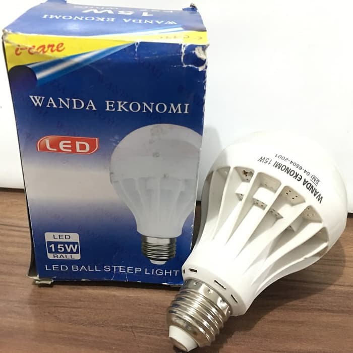 Lampu LED Hemat Energi 15W Merk Wanda Ekonomi Berkualitas Terang