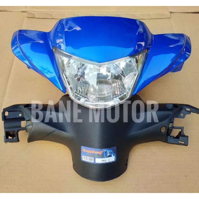 Batok lampu Mio GT biru dan reflektor batok lampu depan belakang batok AB dan reflektor Mio J Mio GT