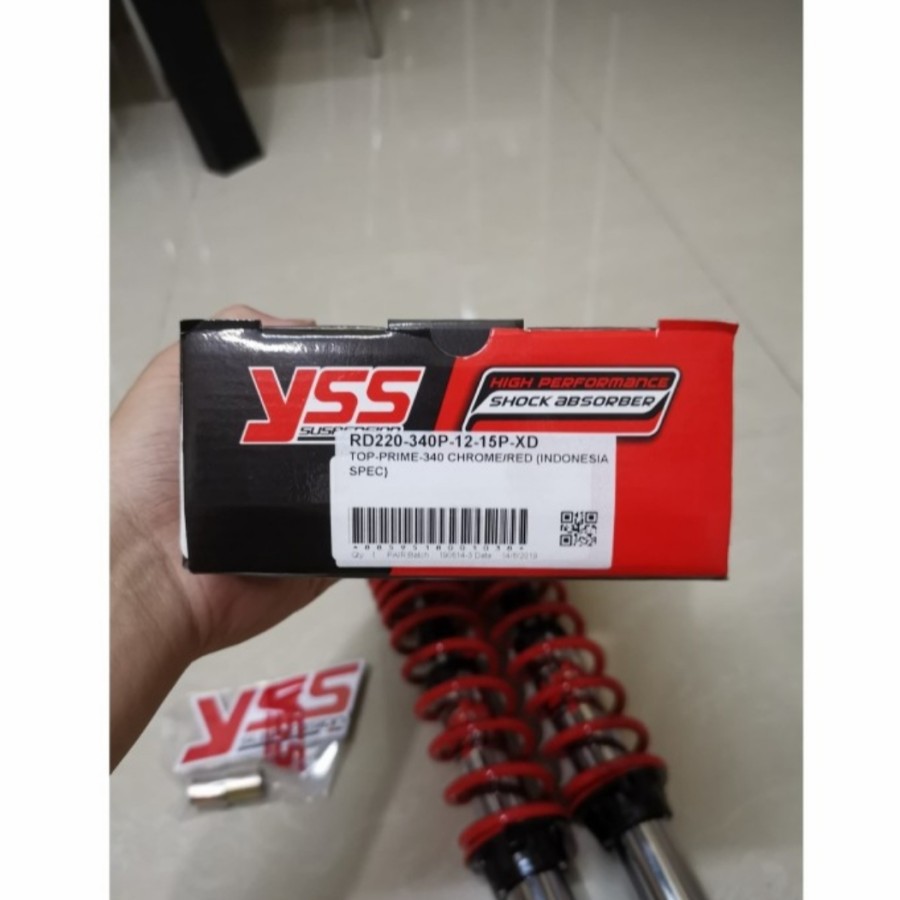 Shockbreaker YSS Top Prime 340 mm Shock Shockbreker YSS 340mm Aksesoris Sparepart Supra Revo Tiger