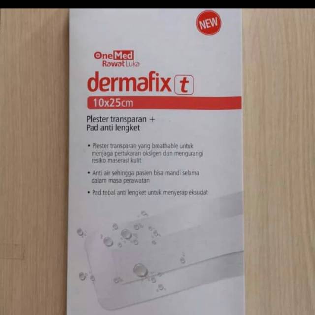 Plester transparant dermafix anti air 10cmx25cm