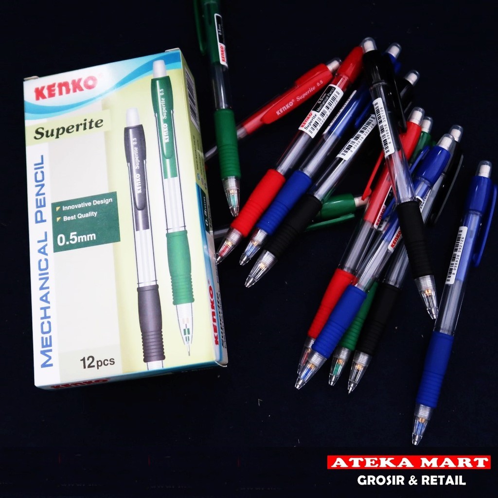 

KENKO MEKANIK PENSIL SUPERITE 0.5/MECHANICAL PENCIL/PENSIL CETEK