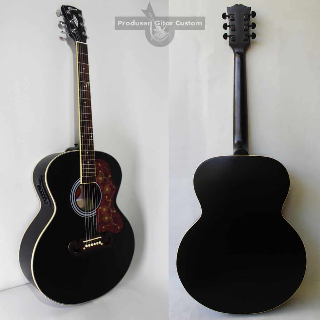 Gitar Gibson J200 Akustik Elektrik Custom