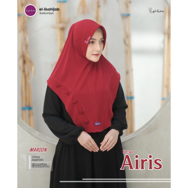 Bergo Airis, Hijab El-Lisa / Hijab instan / Hijab Jersey