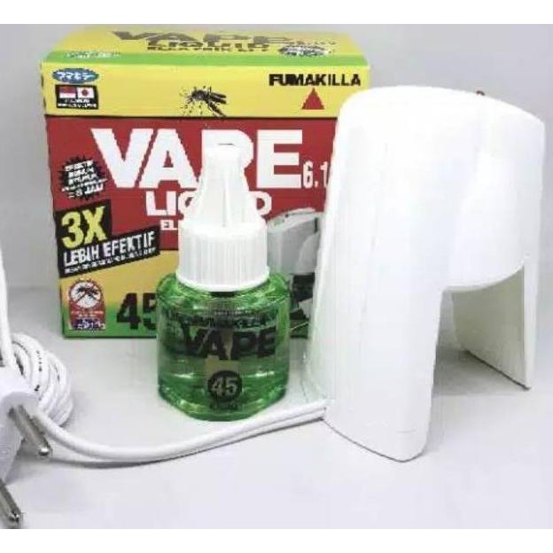 Fumakilla Obat anti nyamuk Vape elektrik 45 malam+Liquid Alat Gratis FRUTY FRESH (KODE 13)