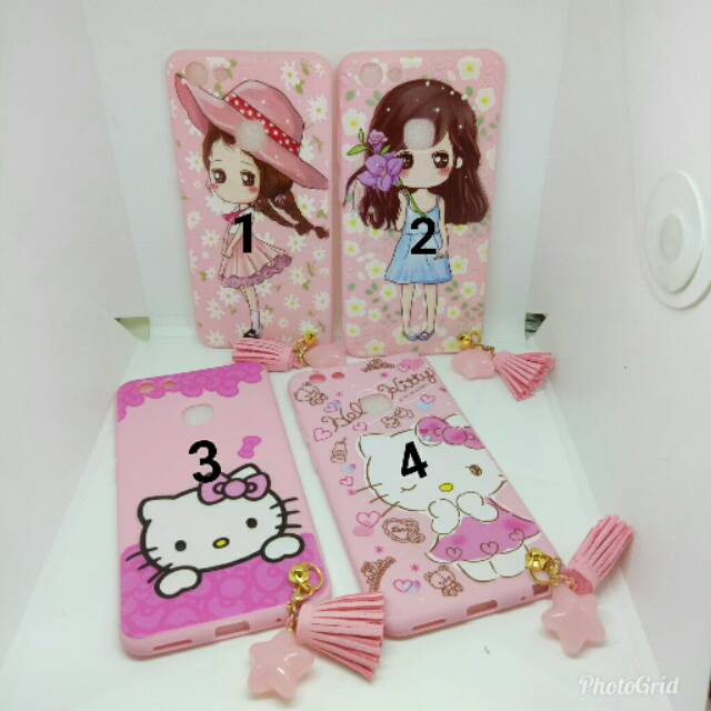 Case sofcase pink cute vivo V7plus
