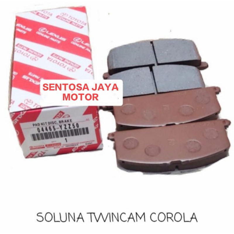 KAMPAS REM DEPAN BRAKE PAD SOLUNA GREAT TWINCAM