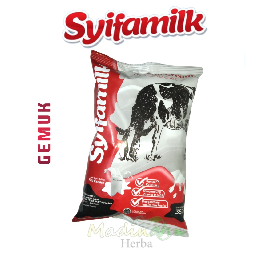 Syifamilk Susu Sapi Susu Untuk Diet / Susu Untuk Gemuk Badan 350 gram Vanilla / Coklat / Full Cream