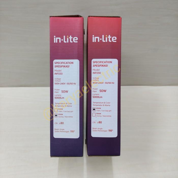 LAMPU SOROT LED IN LITE IN-LITE INF030 50WATT 50W VALUE FLOODLIGHT