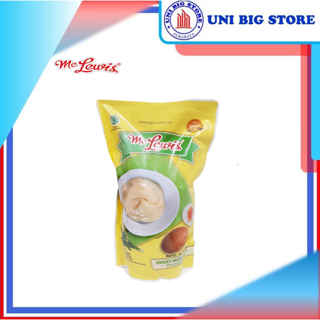 

Mc. Lewis Saus Mayo Sweet Mayonnaise 1 Kg Mayones Mayonais