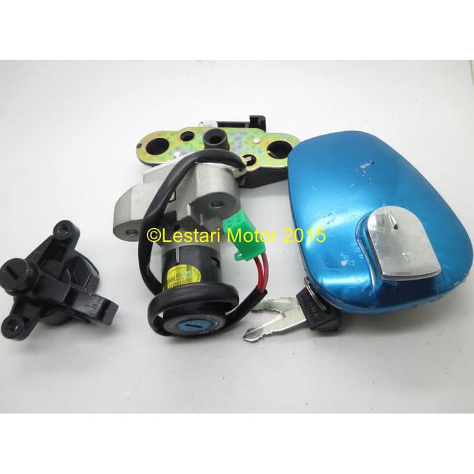 New Kunci Kontak Thunder 125 Komplit(Besti Tebal) Tutup Tangki + Jok Kualitas Baik