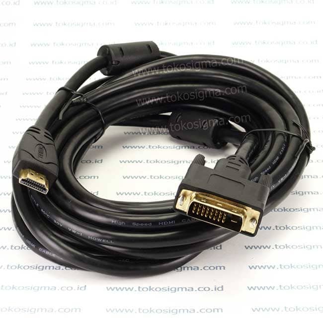 KABEL HDMI Male TO DVI-D 24+1 Male 5 METER