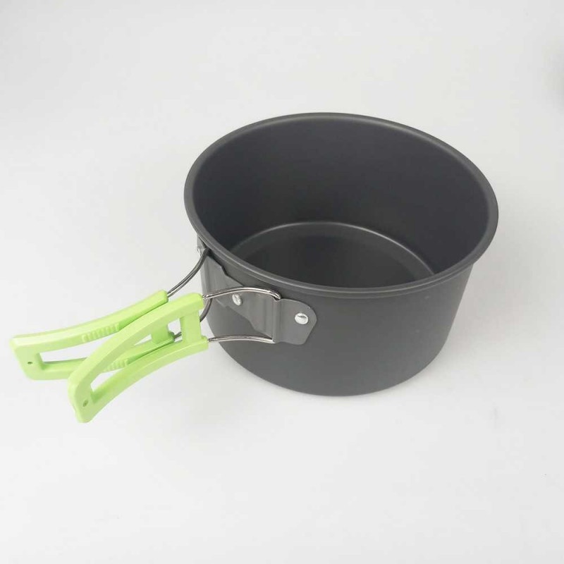 Nesting Set Outdoor Panci Masak Teko Air Cooking Perlengkapan Camping