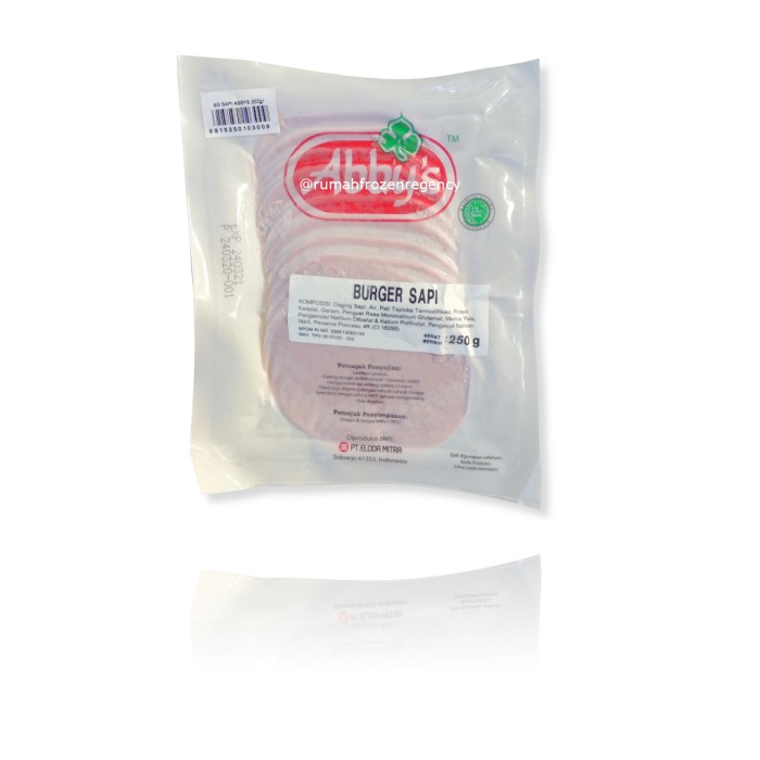 Abbys Beef Burger / Burger Sapi isi 10