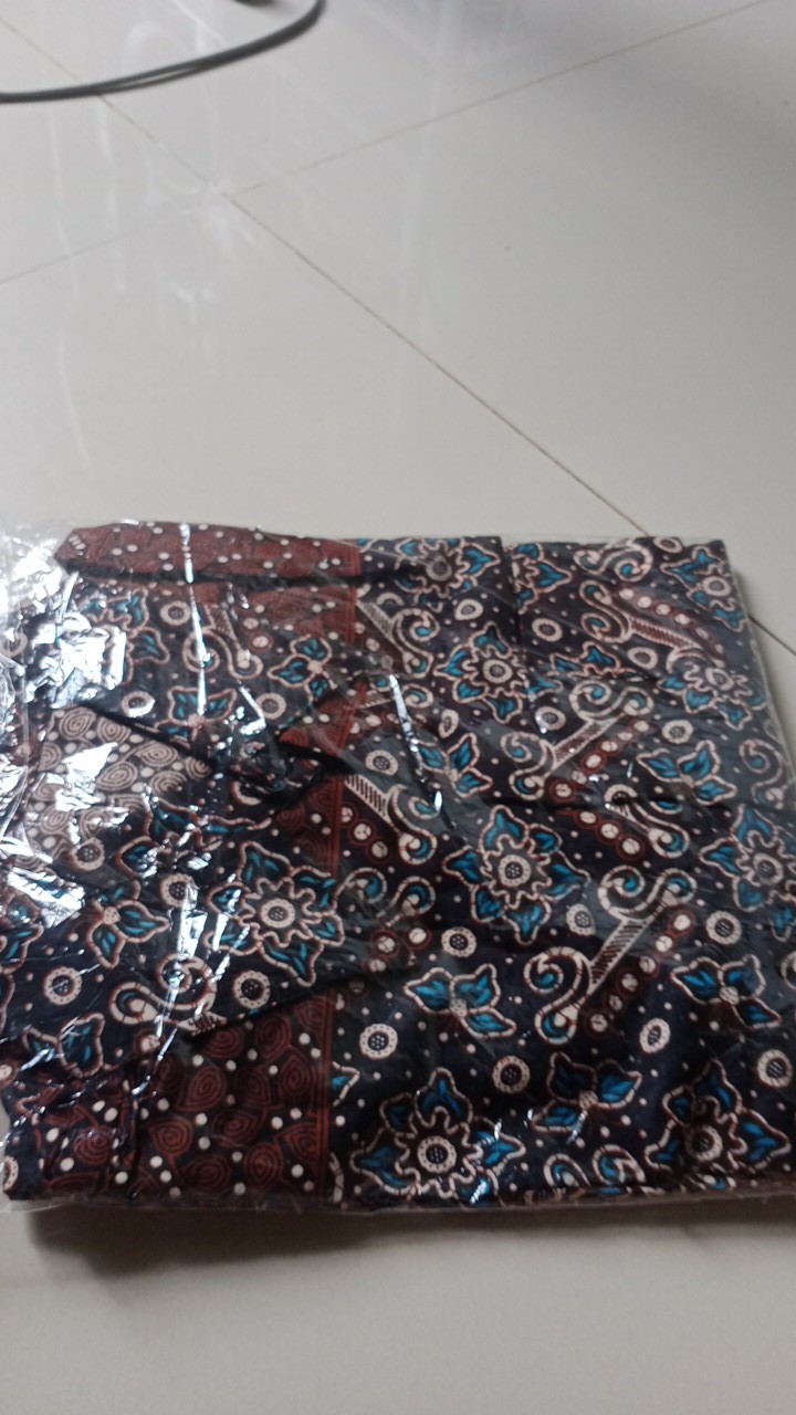 Kemeja Batik Pria Lengan Panjang Size M L Xl Xxl