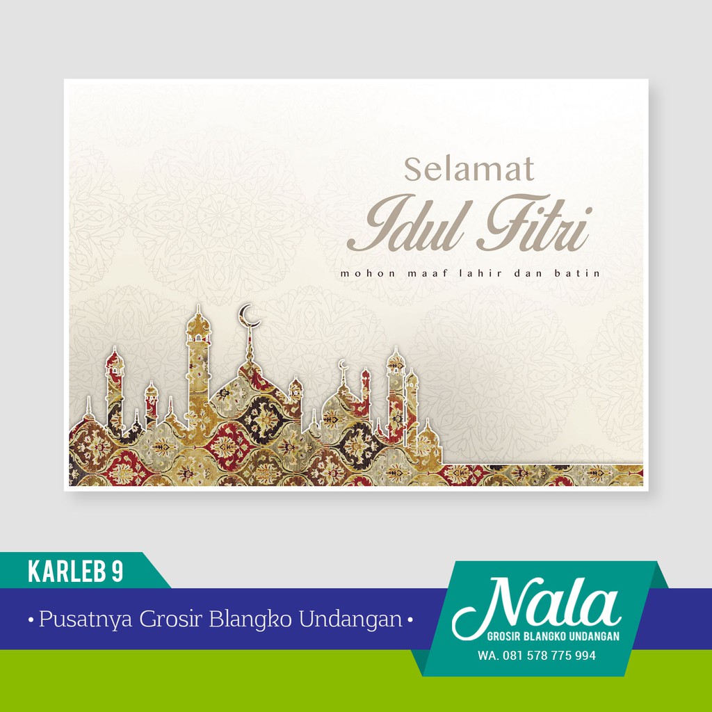 

Katu Ucapan Lebaran 09 Isi 25 Lembar Harga Murah