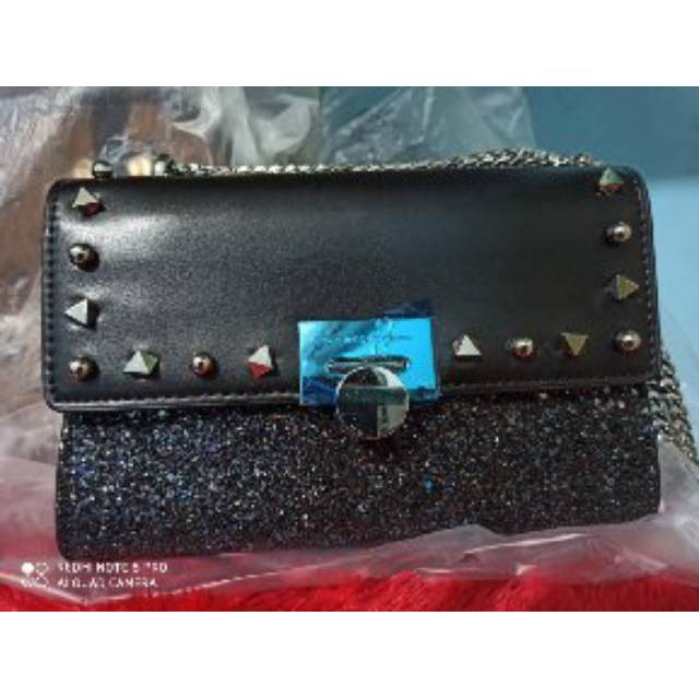 Tas Charles and Keith Glitter Black