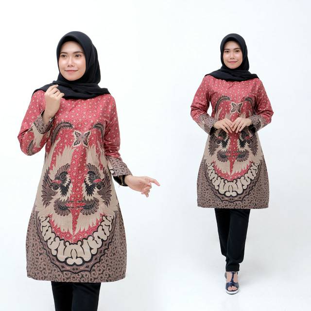 #Bayardirumah Tunik batik Wanita M L XL XXL Jumbo