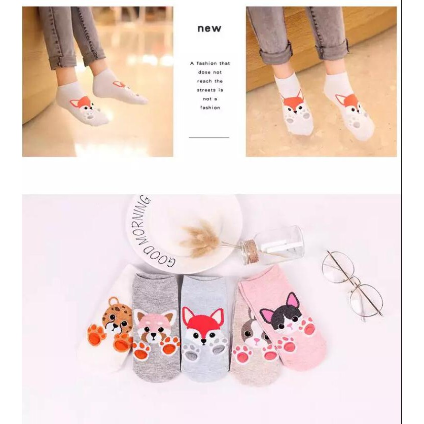 Kaos Kaki Socks Wanita Karakter Motif Cute Lucu Unik Import SHC13