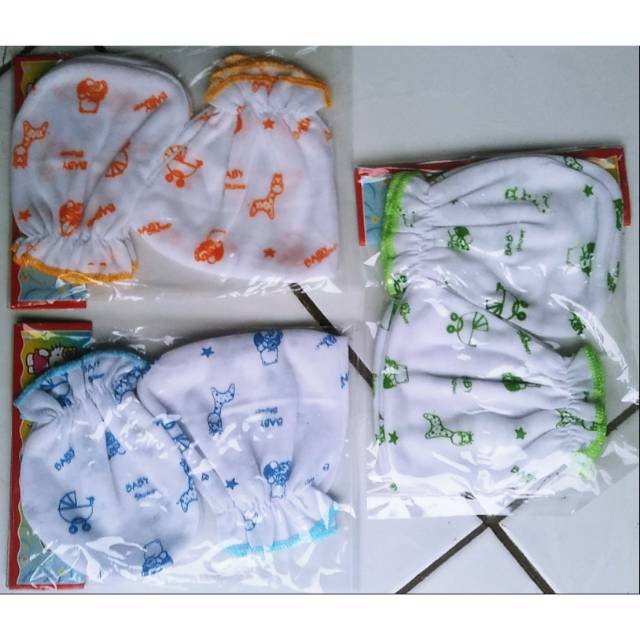 3 Set Sarung Tangan dan kaki Bayi Premium