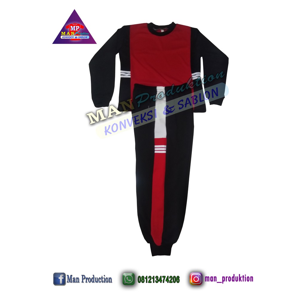 BAJU STELAN OLAHRAGA ANAK SD (PANJANG - PANJANG)