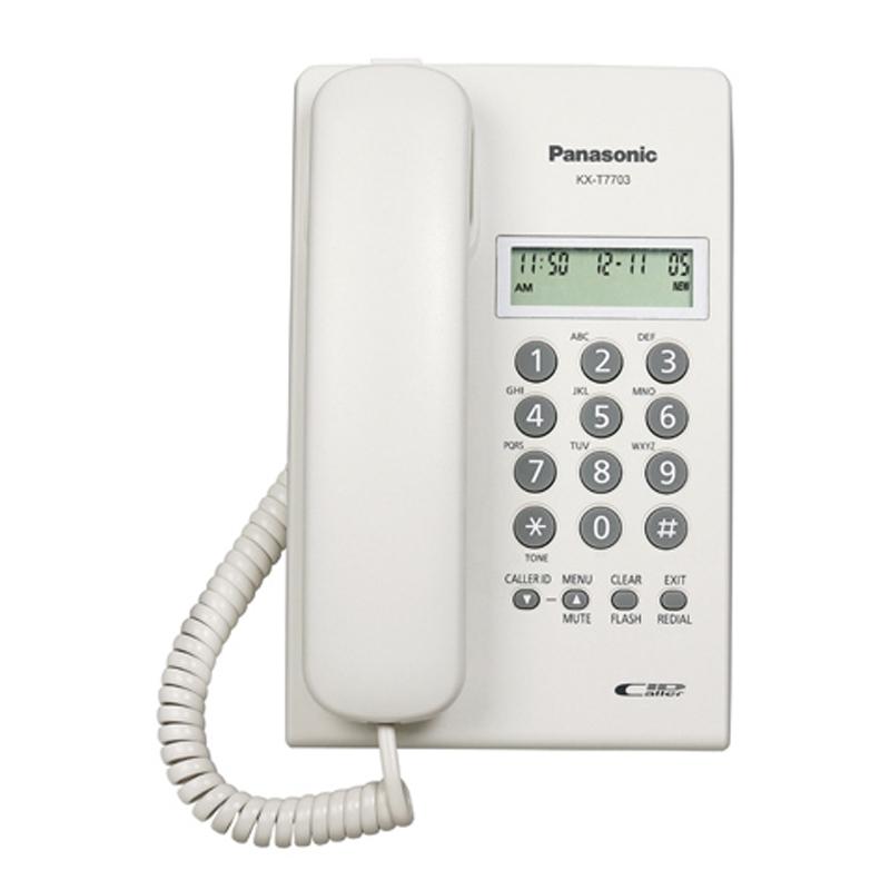 Panasonic Single Line KX-T7703 Telephone