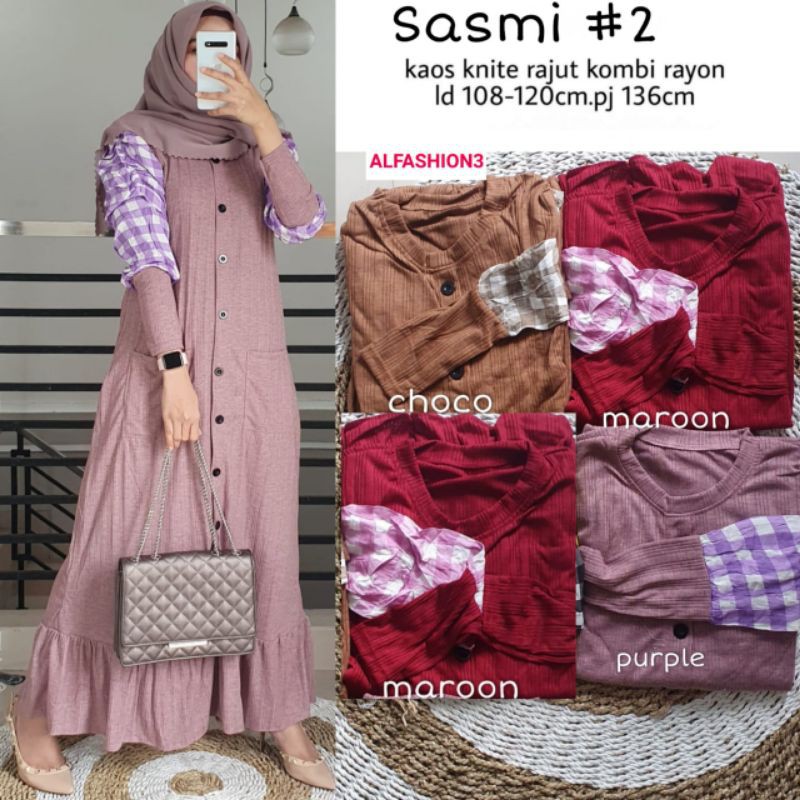 New Best Seller Sasmi Maxy #2 By Alfashion