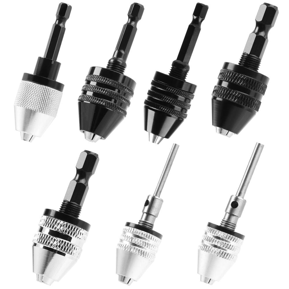 Populer Keyless Drill Chuck Motor Shaft Quick Change Impact Drills Bits Mata Bor 1per4 &quot;Hex Shank