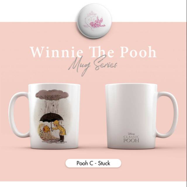 Mug Ceramic Pooh Classic Stuck (Winnie the Pooh)