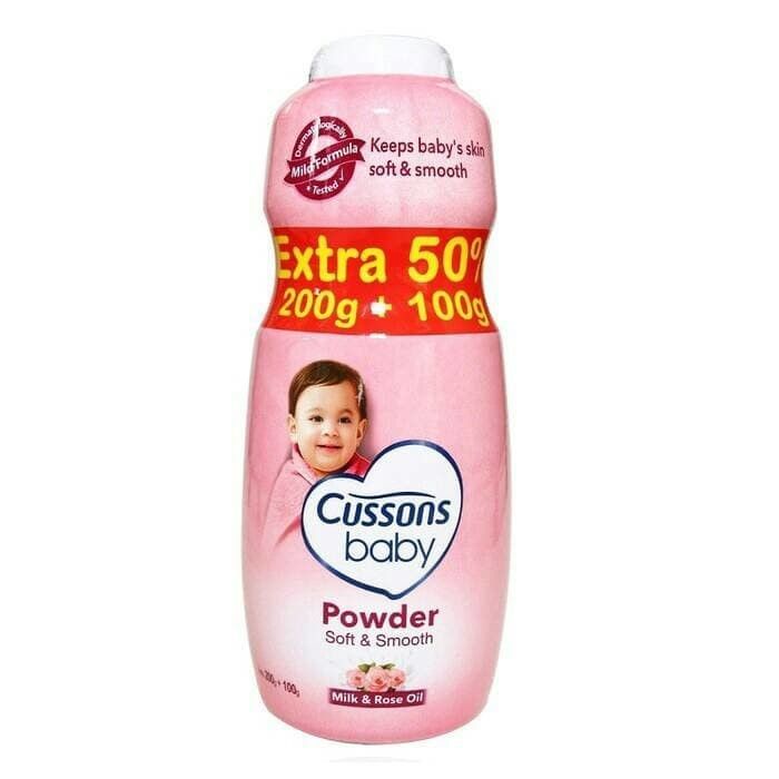Cussons Baby Powder Soft & Smooth 100g - 200g Bedak Bayi