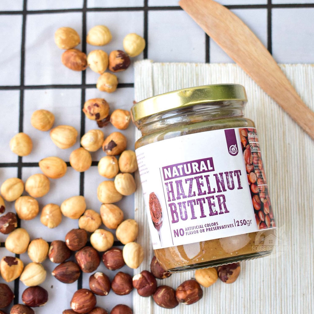 House Of Organix Natural Hazelnut Butter 250 Gr